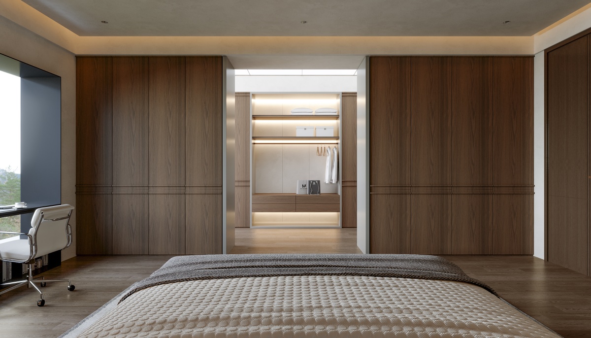 胡桃木·臥室系統